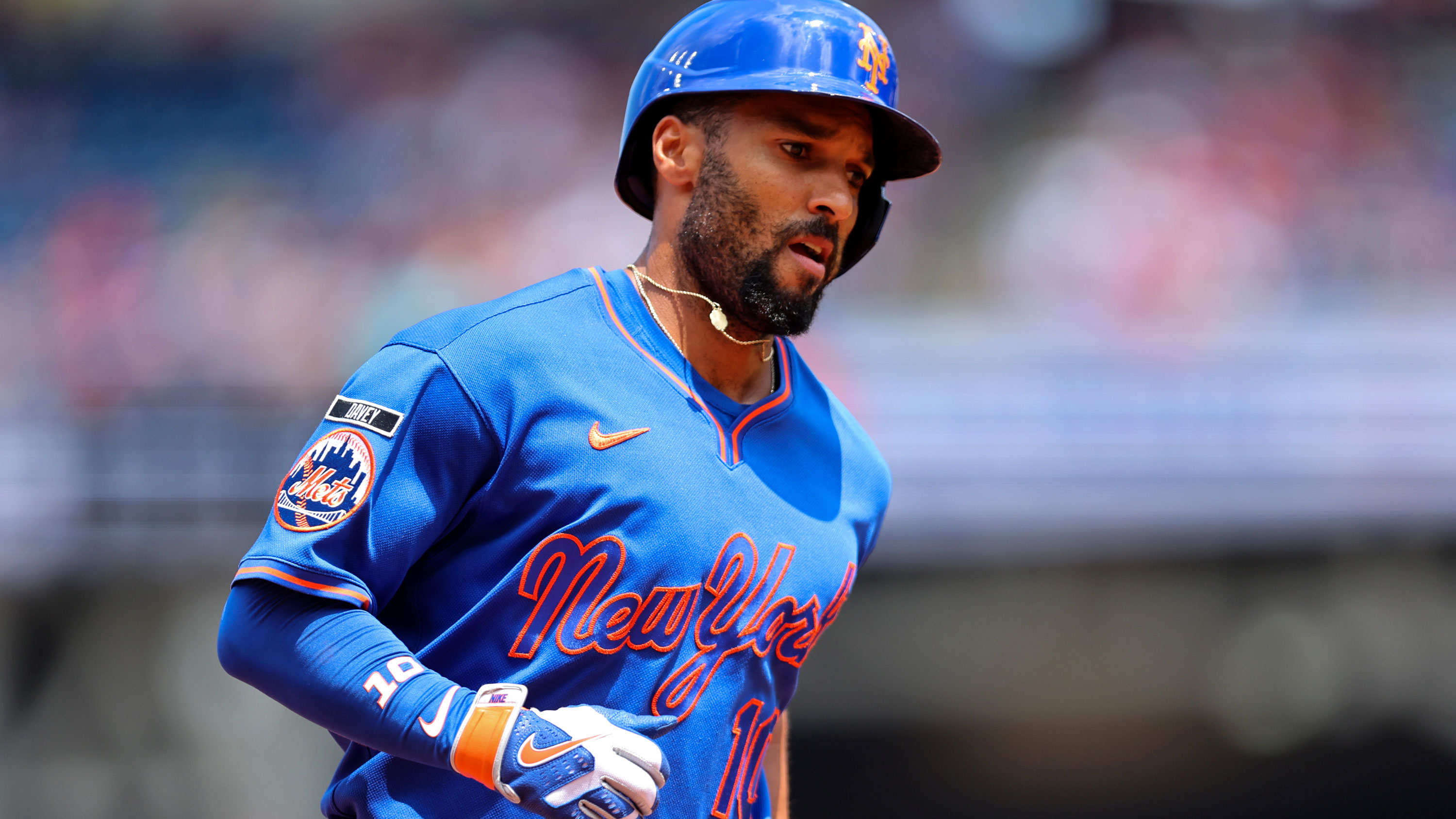A man plays baseball.