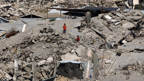 A scene of devastation.
