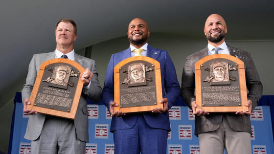 Baseball Hall of Fame inductees.